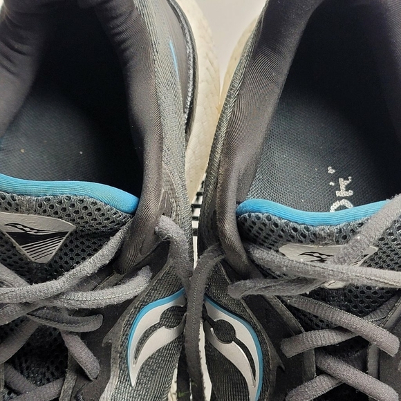 Saucony Triumph 19 Athletic Running Shoes Gray Blue Men’s Size 11 - Picture 7 of 8
